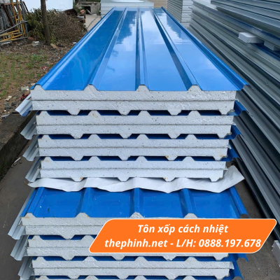 Tôn xốp cách nhiệt, giải pháp chống nóng cho ngôi nhà của bạn, luôn giữ không khí môi trường mát mẻ, tăng tuổi thọ công trình